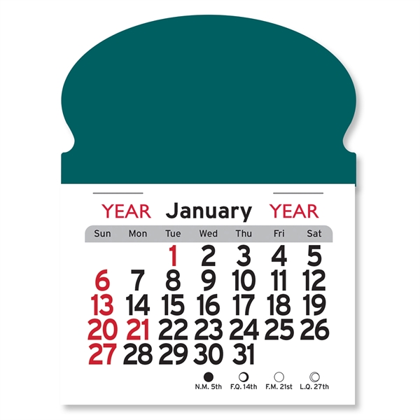 Oval Shaped Peel-N-Stick® Calendar - Image 23