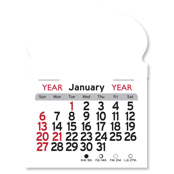 Oval Shaped Peel-N-Stick® Calendar - Image 24
