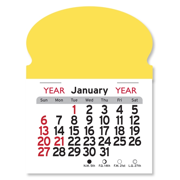 Oval Shaped Peel-N-Stick® Calendar - Image 25