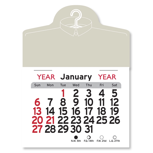 Dry Cleaner Shaped Peel-N-Stick® Calendar - Image 4