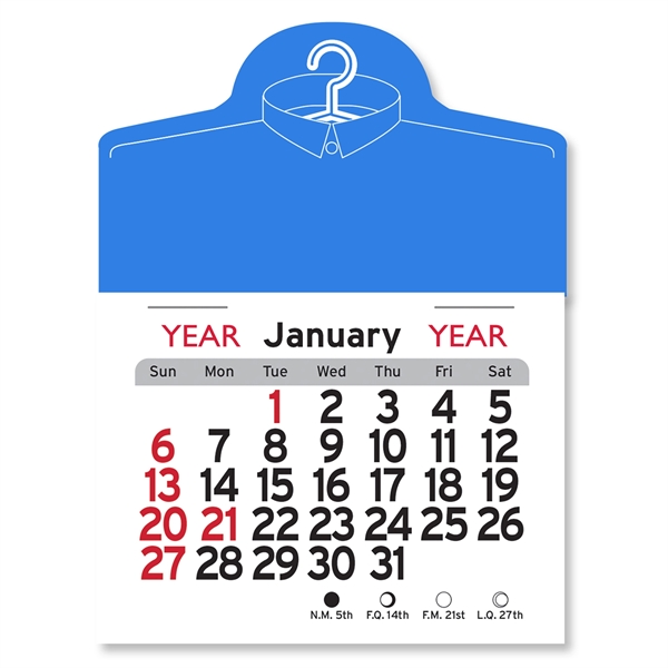 Dry Cleaner Shaped Peel-N-Stick® Calendar - Image 7