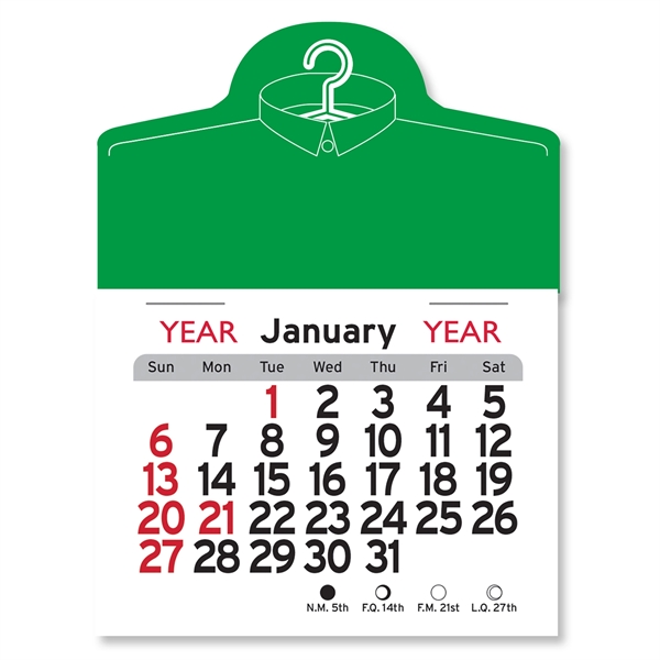 Dry Cleaner Shaped Peel-N-Stick® Calendar - Image 9