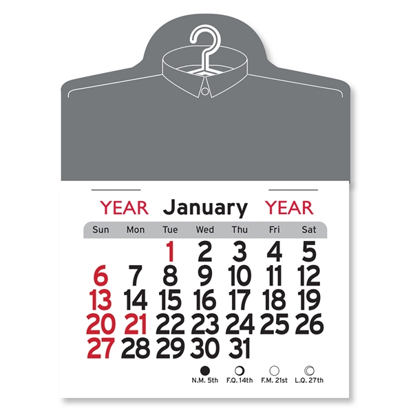 Dry Cleaner Shaped Peel-N-Stick® Calendar - Image 10