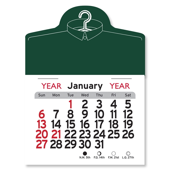 Dry Cleaner Shaped Peel-N-Stick® Calendar - Image 11