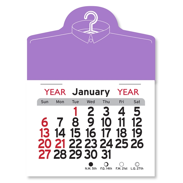 Dry Cleaner Shaped Peel-N-Stick® Calendar - Image 13