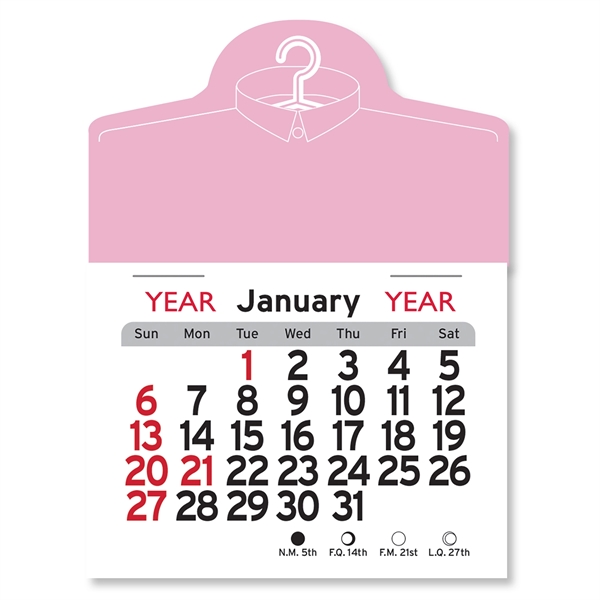 Dry Cleaner Shaped Peel-N-Stick® Calendar - Image 17