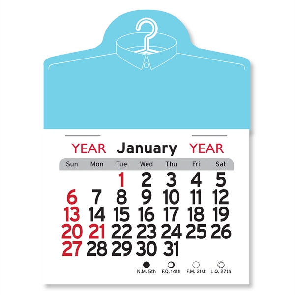 Dry Cleaner Shaped Peel-N-Stick® Calendar - Image 21