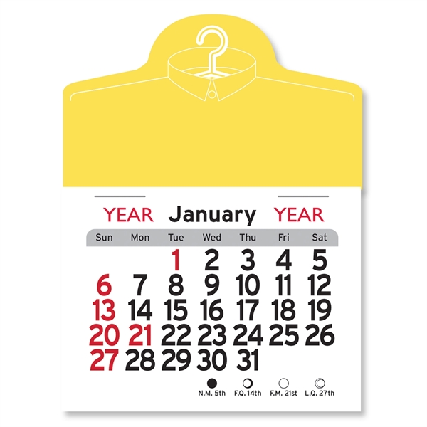 Dry Cleaner Shaped Peel-N-Stick® Calendar - Image 24