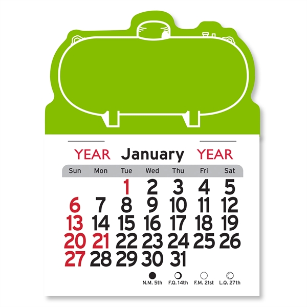 Propane Tank Shaped Peel-N-Stick® Calendar - Image 2