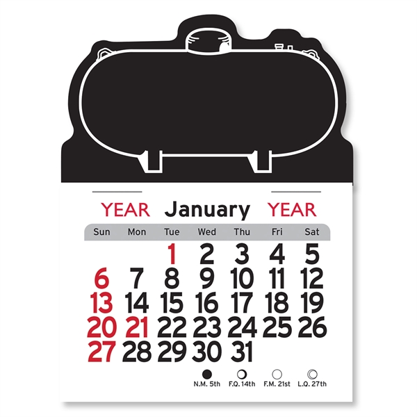 Propane Tank Shaped Peel-N-Stick® Calendar - Image 4
