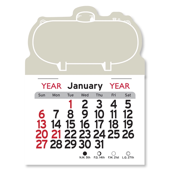 Propane Tank Shaped Peel-N-Stick® Calendar - Image 5