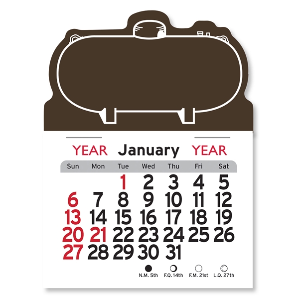 Propane Tank Shaped Peel-N-Stick® Calendar - Image 6