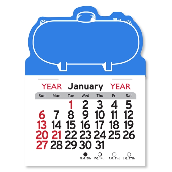 Propane Tank Shaped Peel-N-Stick® Calendar - Image 8
