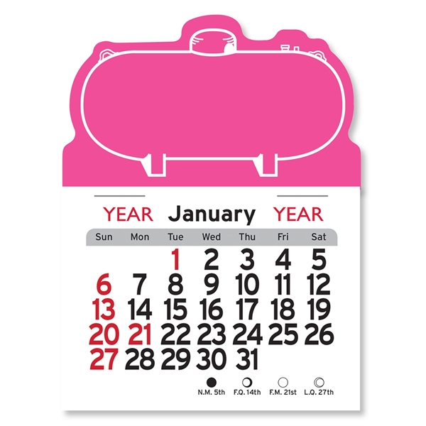 Propane Tank Shaped Peel-N-Stick® Calendar - Image 13