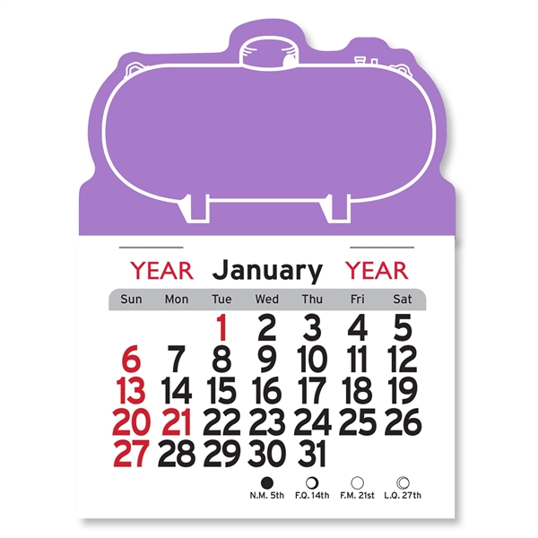 Propane Tank Shaped Peel-N-Stick® Calendar - Image 14