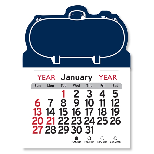 Propane Tank Shaped Peel-N-Stick® Calendar - Image 16