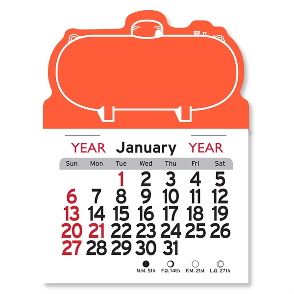 Propane Tank Shaped Peel-N-Stick® Calendar - Image 17