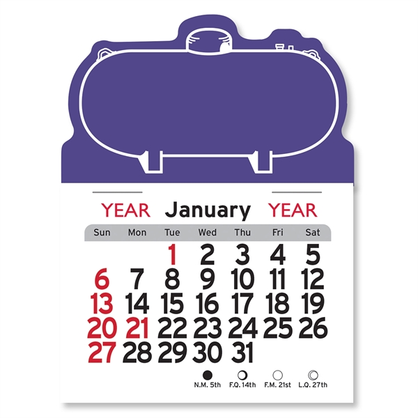 Propane Tank Shaped Peel-N-Stick® Calendar - Image 19