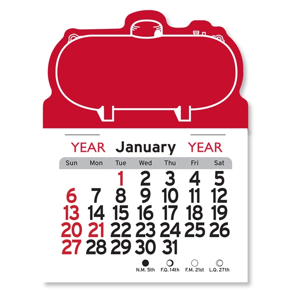 Propane Tank Shaped Peel-N-Stick® Calendar - Image 20