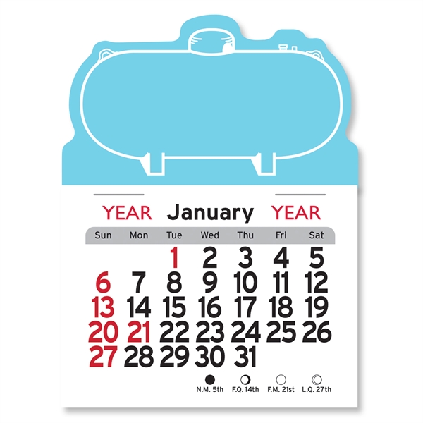Propane Tank Shaped Peel-N-Stick® Calendar - Image 22