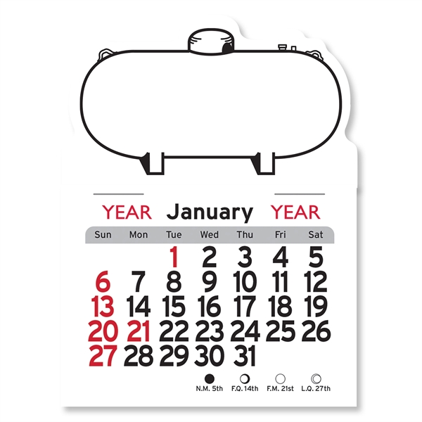 Propane Tank Shaped Peel-N-Stick® Calendar - Image 24