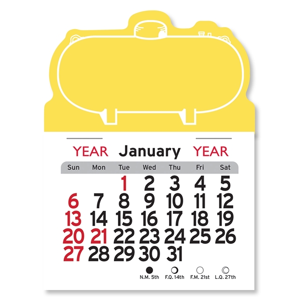 Propane Tank Shaped Peel-N-Stick® Calendar - Image 25