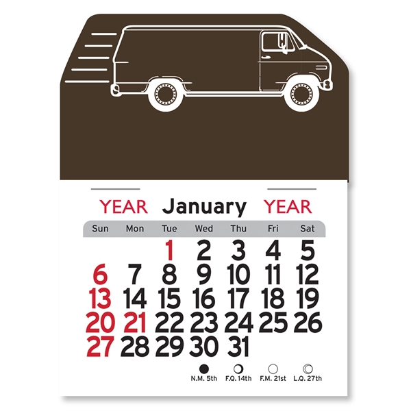 Delivery Van Peel-N-Stick® Calendar - Image 6