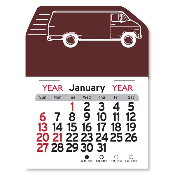 Delivery Van Peel-N-Stick® Calendar - Image 7