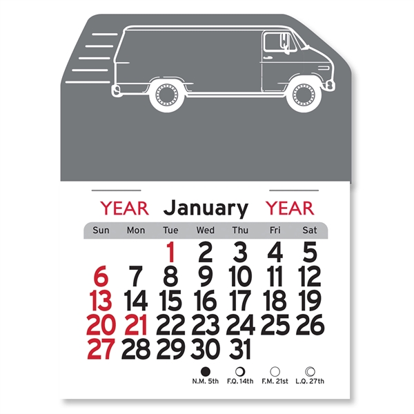 Delivery Van Peel-N-Stick® Calendar - Image 10
