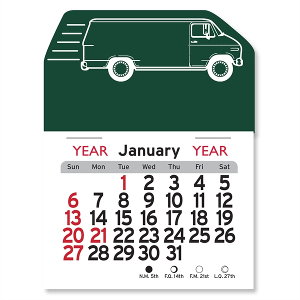 Delivery Van Peel-N-Stick® Calendar - Image 11
