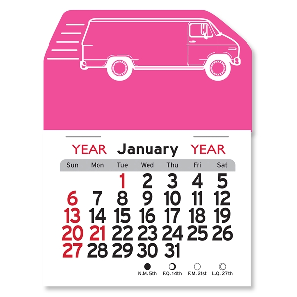 Delivery Van Peel-N-Stick® Calendar - Image 12