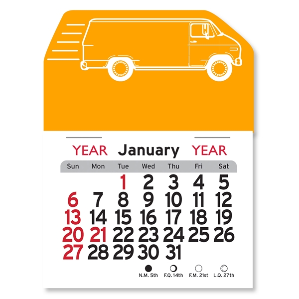 Delivery Van Peel-N-Stick® Calendar - Image 14