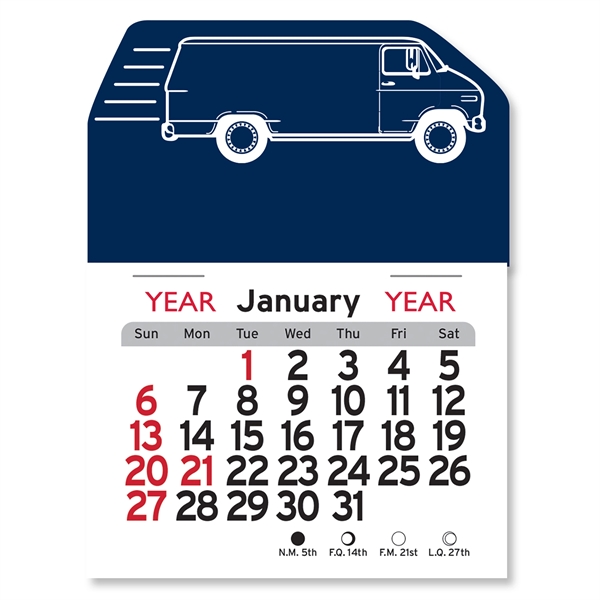 Delivery Van Peel-N-Stick® Calendar - Image 15