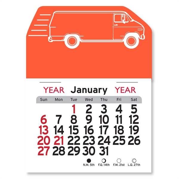 Delivery Van Peel-N-Stick® Calendar - Image 16