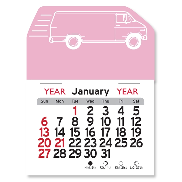 Delivery Van Peel-N-Stick® Calendar - Image 17
