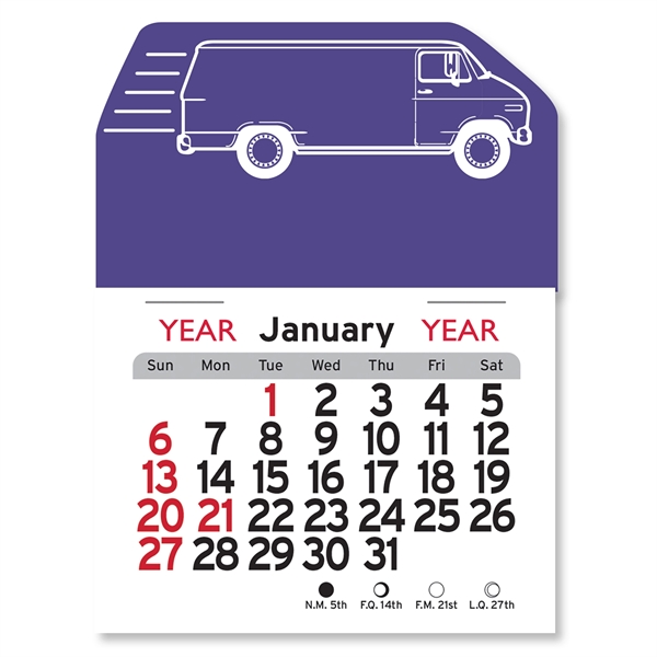 Delivery Van Peel-N-Stick® Calendar - Image 18