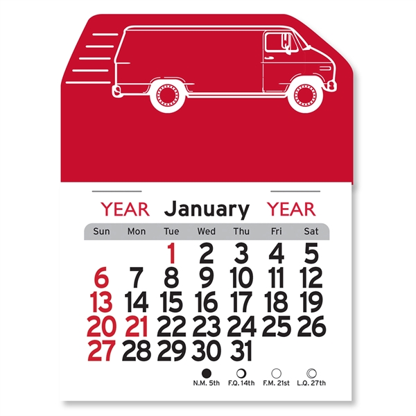 Delivery Van Peel-N-Stick® Calendar - Image 19