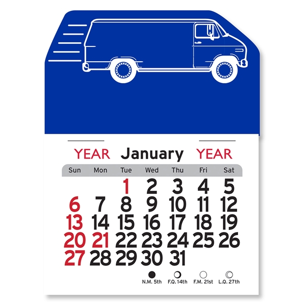 Delivery Van Peel-N-Stick® Calendar - Image 20