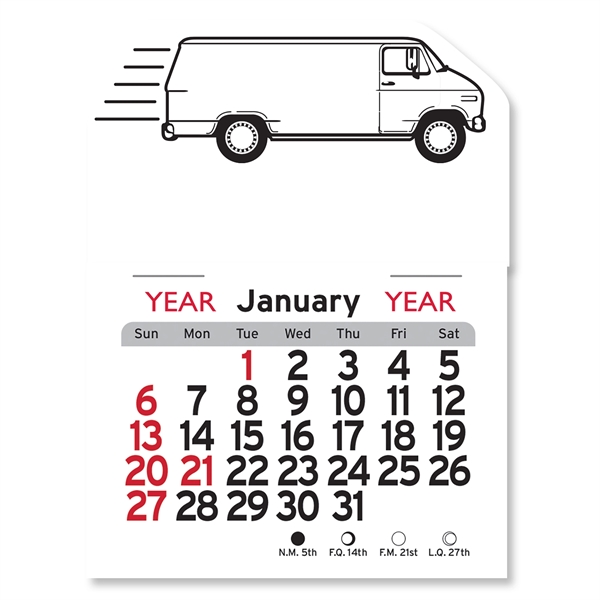 Delivery Van Peel-N-Stick® Calendar - Image 23