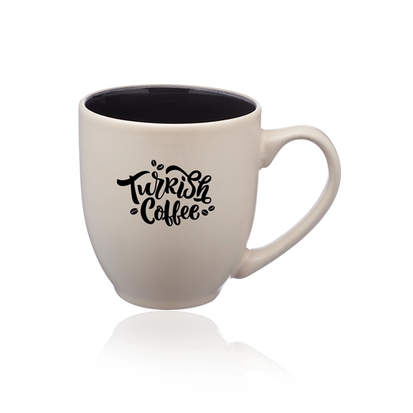 16 oz. Carter Creme Bistro Ceramic Mug - Image 2