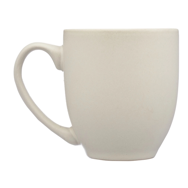 16 oz. Carter Creme Bistro Ceramic Mug - Image 4