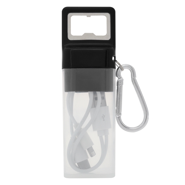 3-In-1 Ensemble Charging Cable Set With Bottle Opener - Image 2