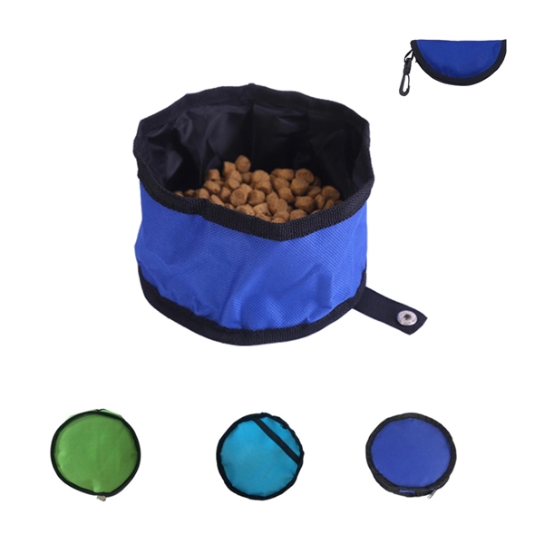 Collapsible Foldable Dog Bowls Travel Dog Bowl for Feed and  - Image 2