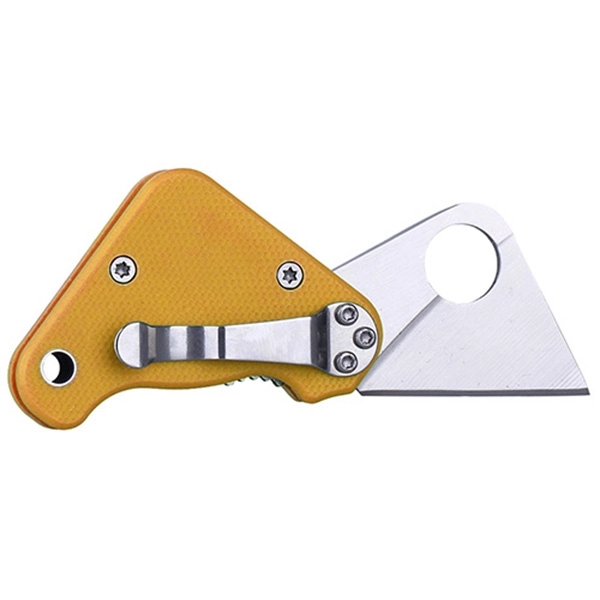 1 5/8'' Square Foldable Knife w/ Clip - Image 2