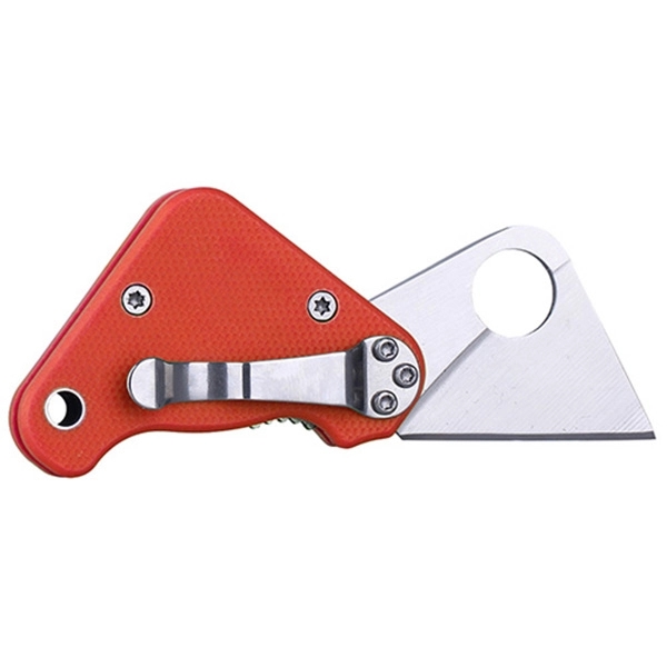 1 5/8'' Square Foldable Knife w/ Clip - Image 3