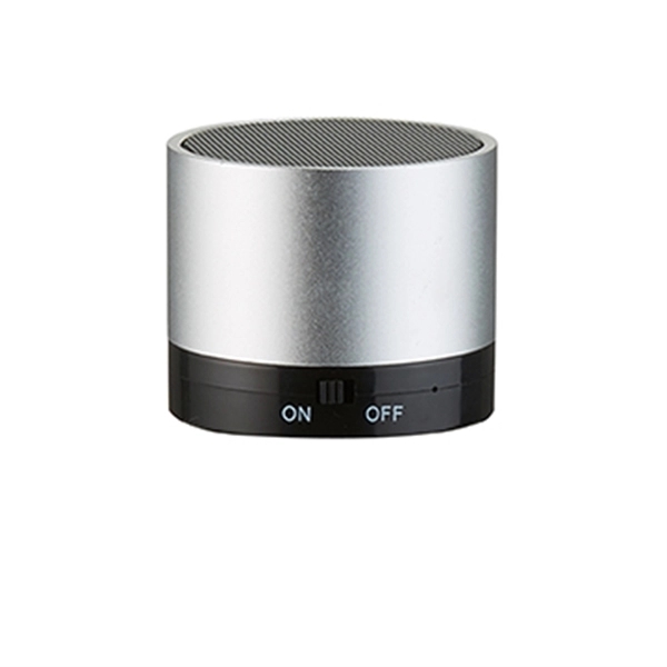 Aluminum Round Bluetooth Speaker - Image 2