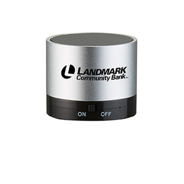 Aluminum Round Bluetooth Speaker - Image 1