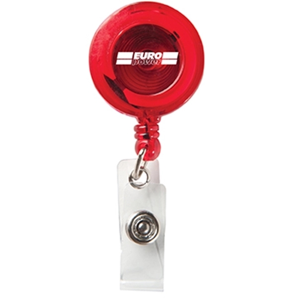 Round Secure-A-Badge™ with Alligator Clip - Image 3