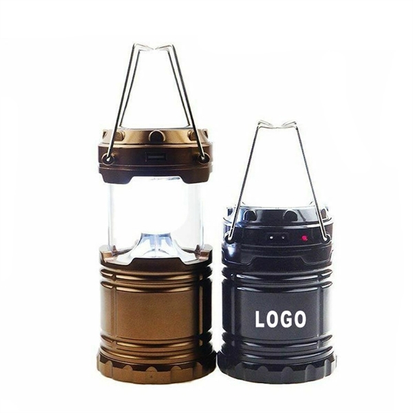 Solar Pull Up Rechargeable Camping Lantern - Image 1