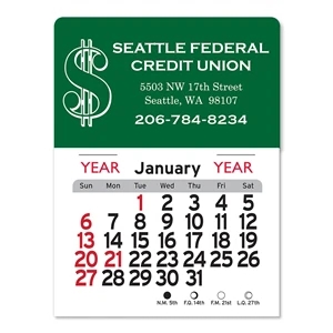 Dollar Sign Peel-N-Stick® Calendar